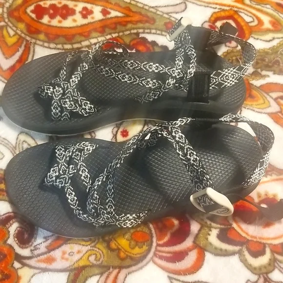 Chaco Z Cloud X2-Cream/Black-Size 10 - Picture 1 of 16
